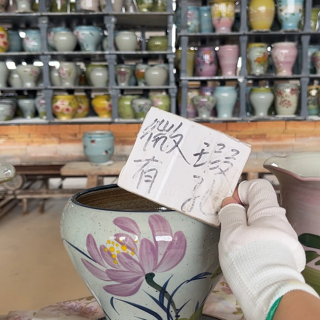 罐12xc景德镇陶瓷花盆