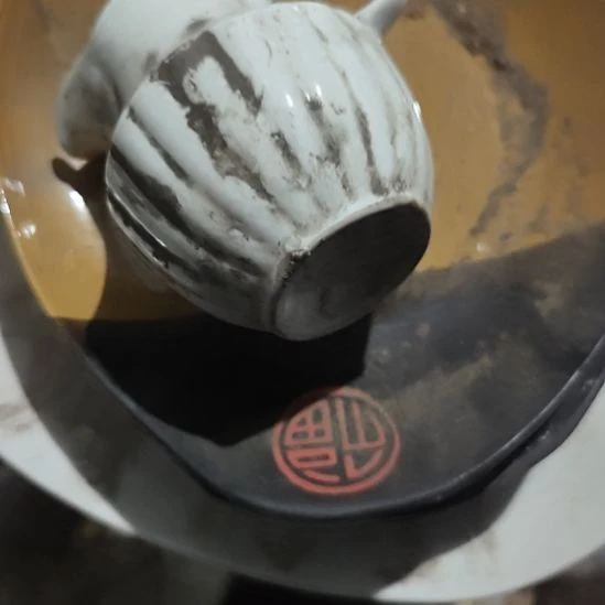 瓷发两个骨质瓷，公道杯！