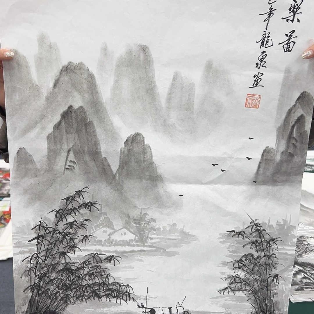 国画手绘国画大捡漏哦