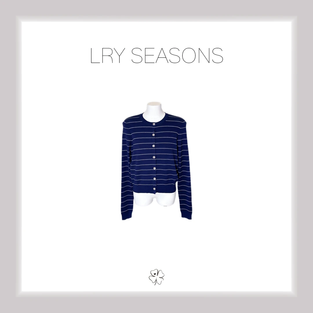 LRY SEASONS |时尚针织条纹开衫25448