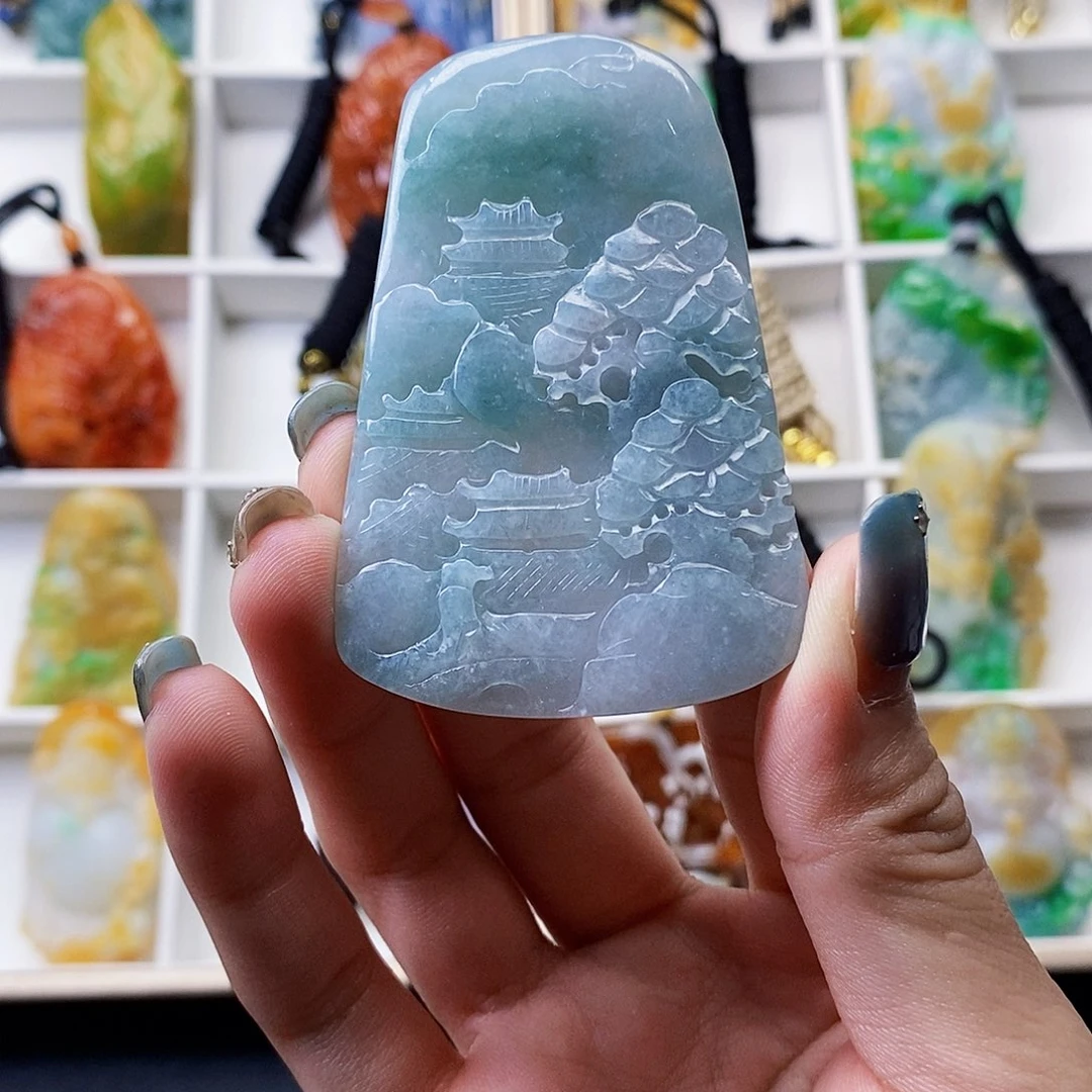 定制翡翠未镶嵌翡翠A货
