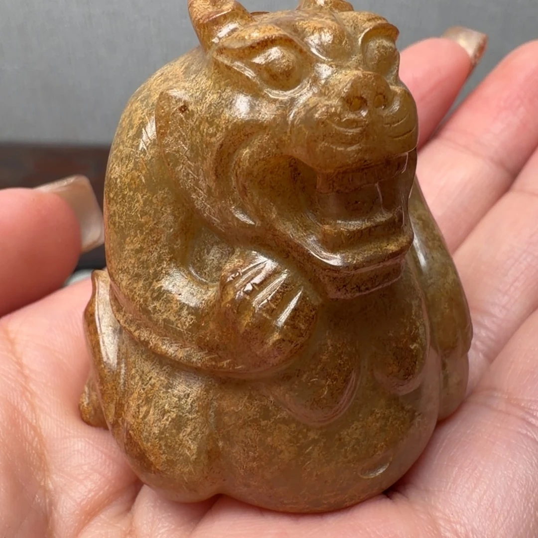 威***精美的小熊小把件