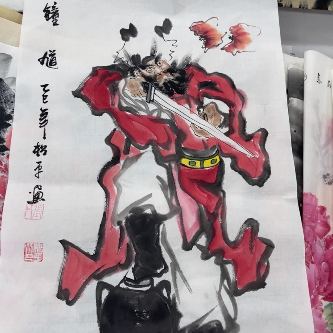 国画纯手绘作品图