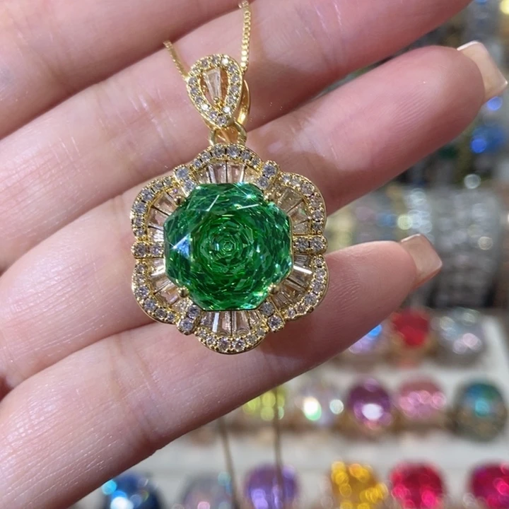 66锆石（处理）吊坠