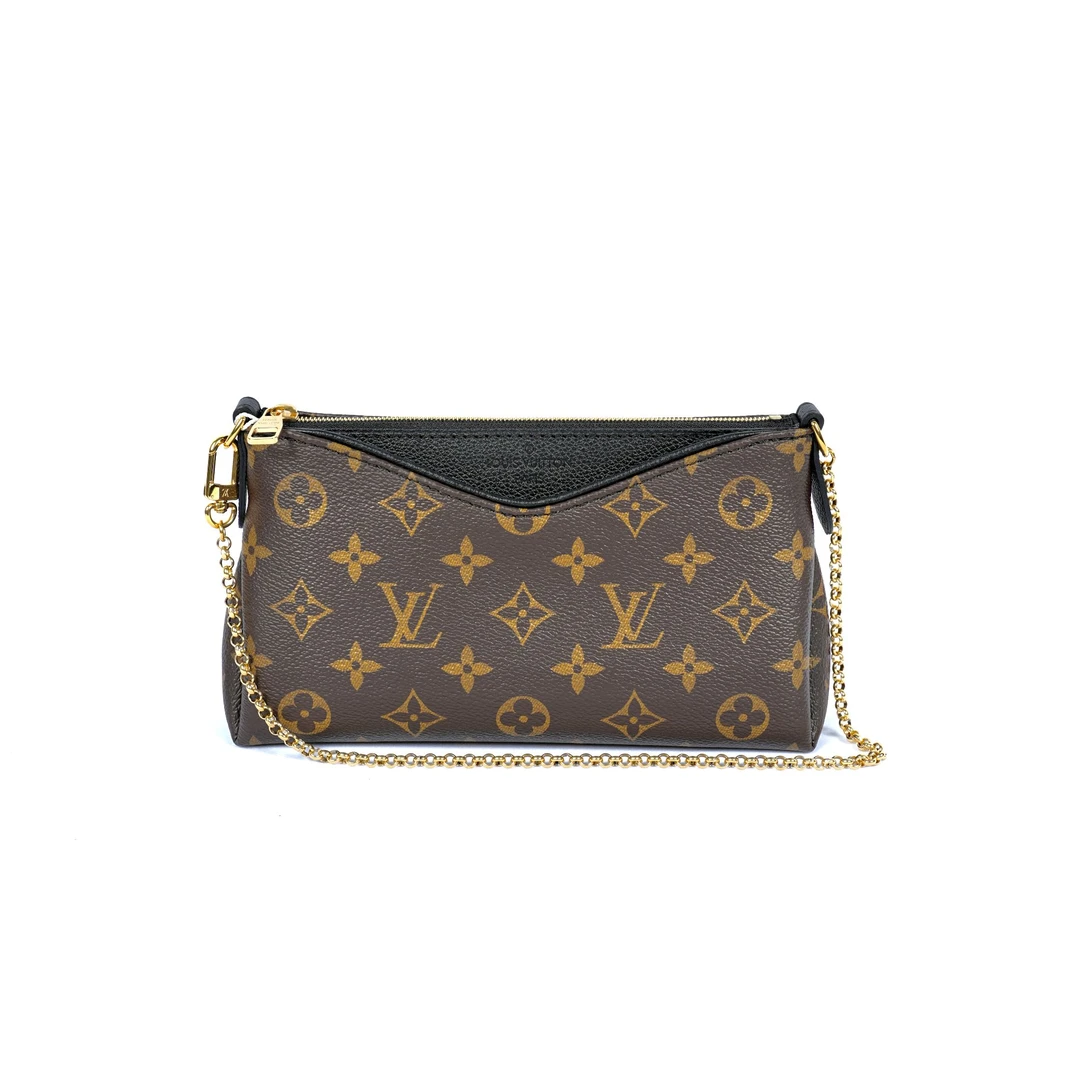 99新 LouisVuitton/路易威登 LV传奇信封 mini黑/通