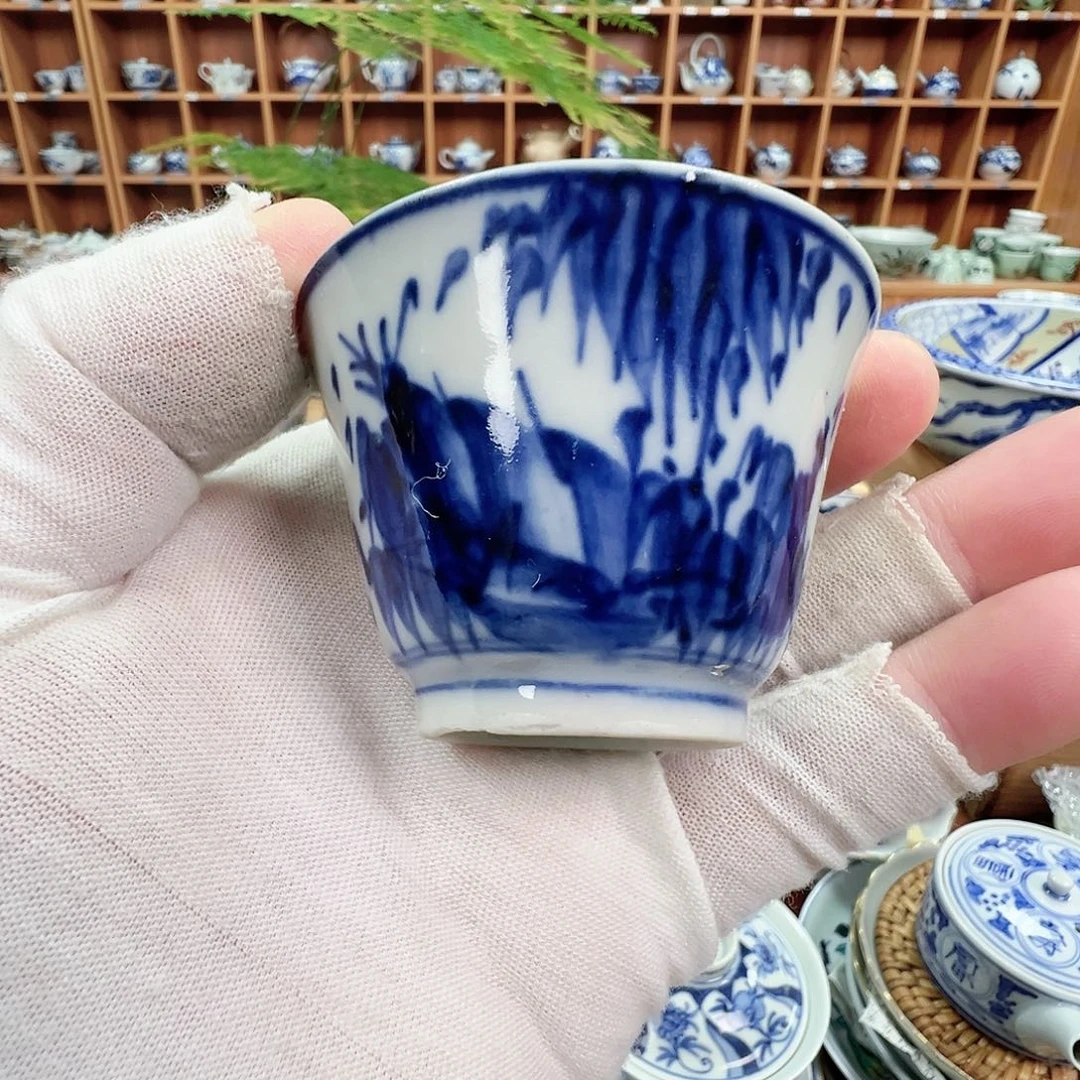 柴窑茶具茶壶茶杯盘子