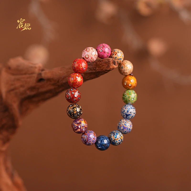 （小水专属）宸懿大漆多宝犀皮螺钿镶嵌1.2*16颗