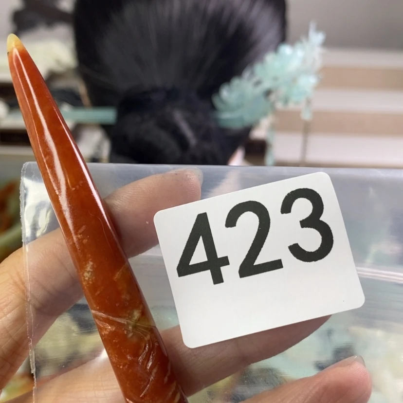 【闪购商品】岫玉发饰未镶嵌暗**阴