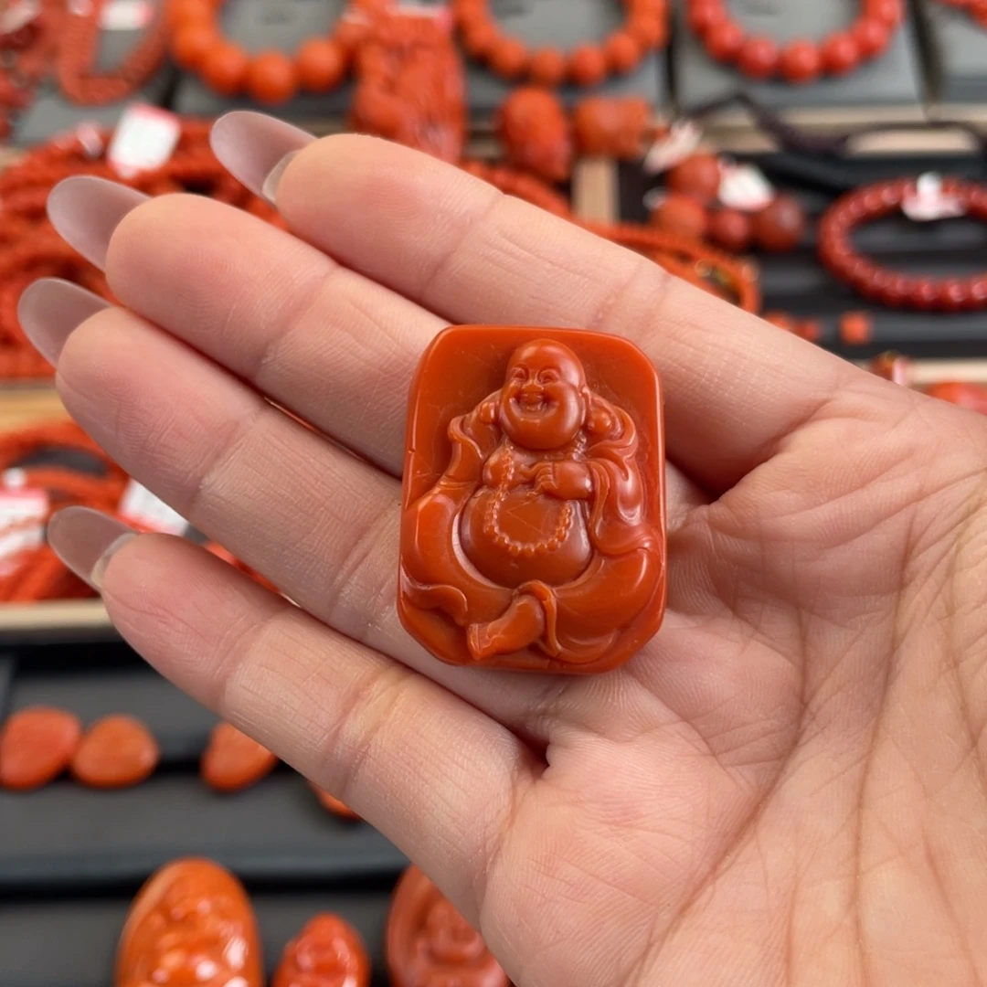 南红玛瑙未镶嵌吊坠(不含链)保山南红佛公