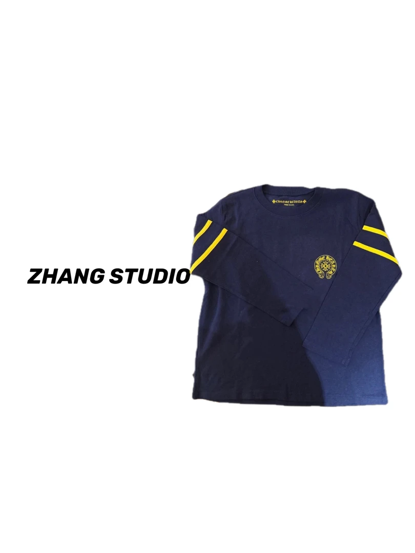 ZHANG STUDIO ｜25新款藏青色伦敦限定T恤七分袖