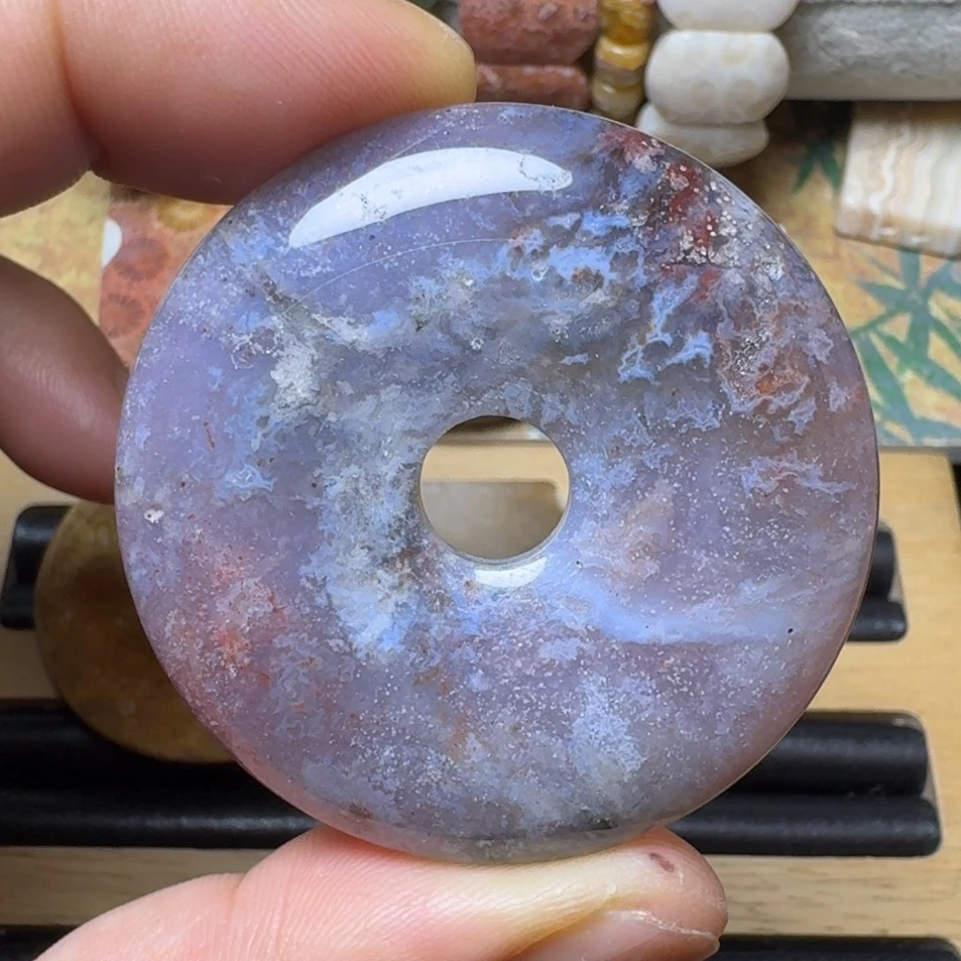 石英质玉意境独特星空蓝海湾未镶嵌