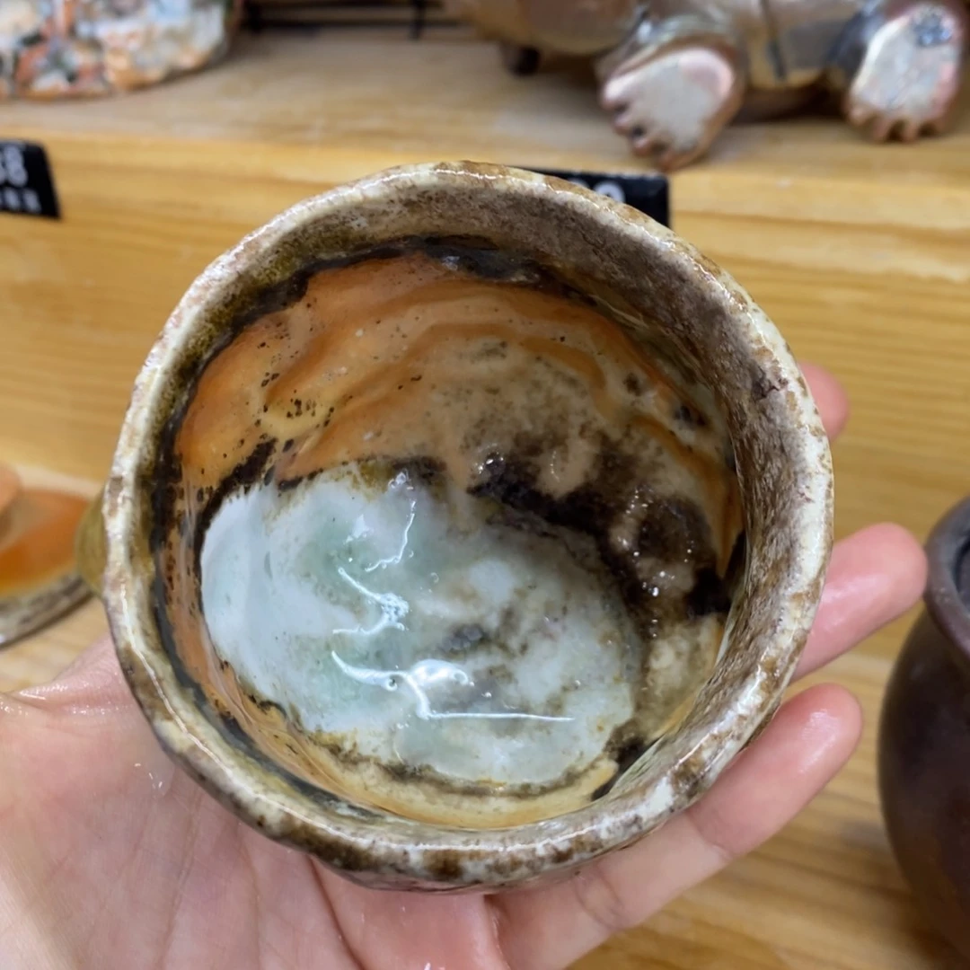 陶园柴烧 精品高货208瑕摆件价