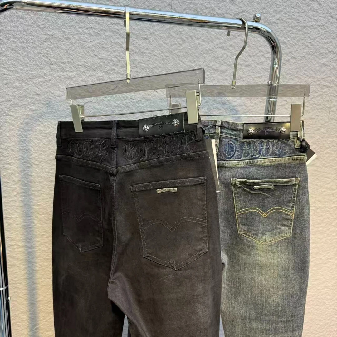 【2025年新款推荐】秋季简欧风休闲牛仔裤时尚百搭休闲男装25015