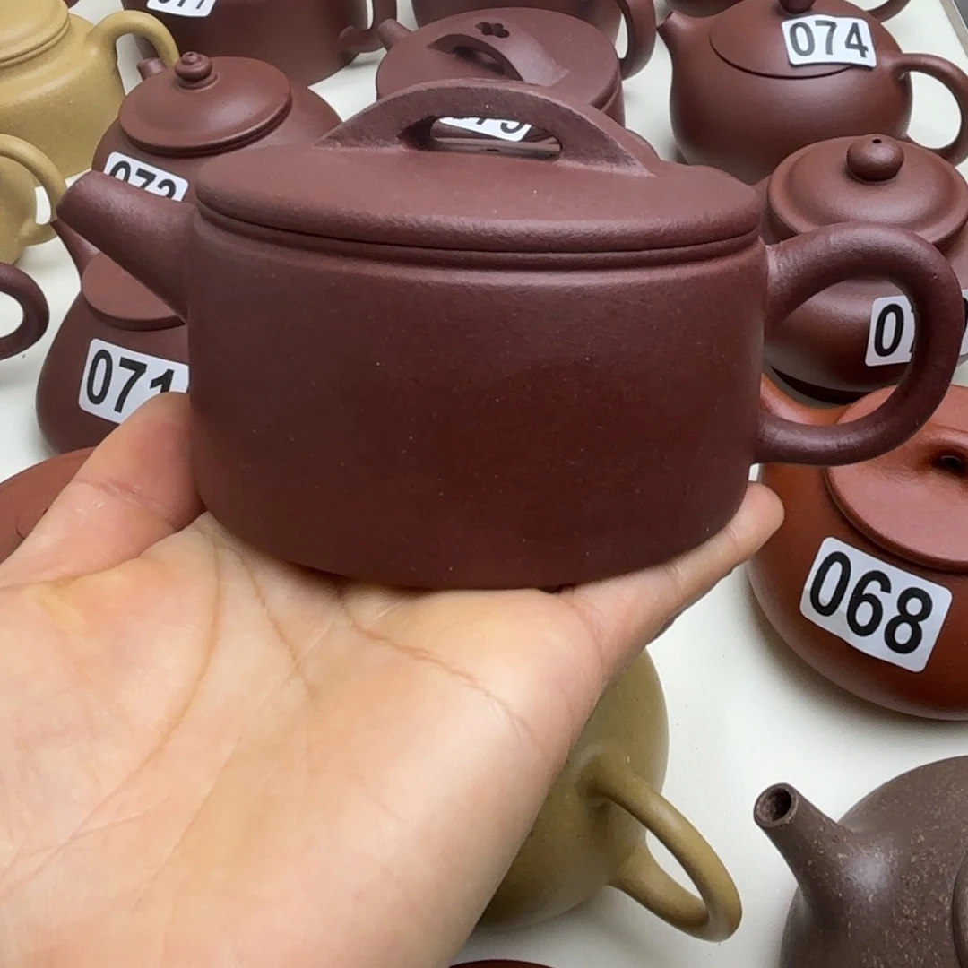 赛***猴紫砂茶壶桃花泥汉瓦150cc微瑕