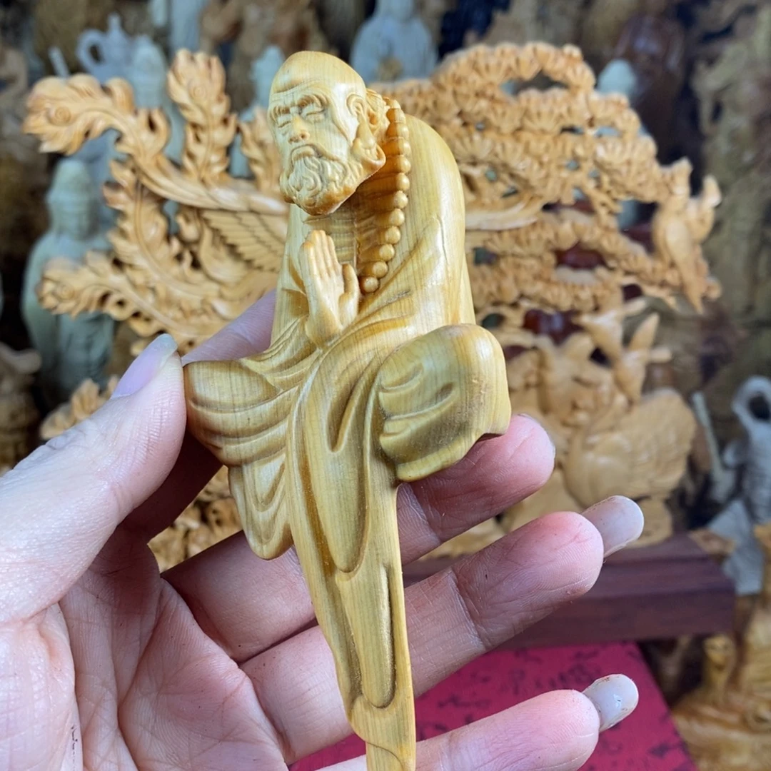 木达摩崖柏12高挂微瑕