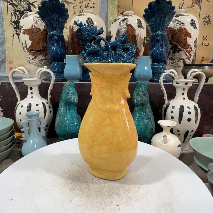 瓷片手工制作陶瓷摆件