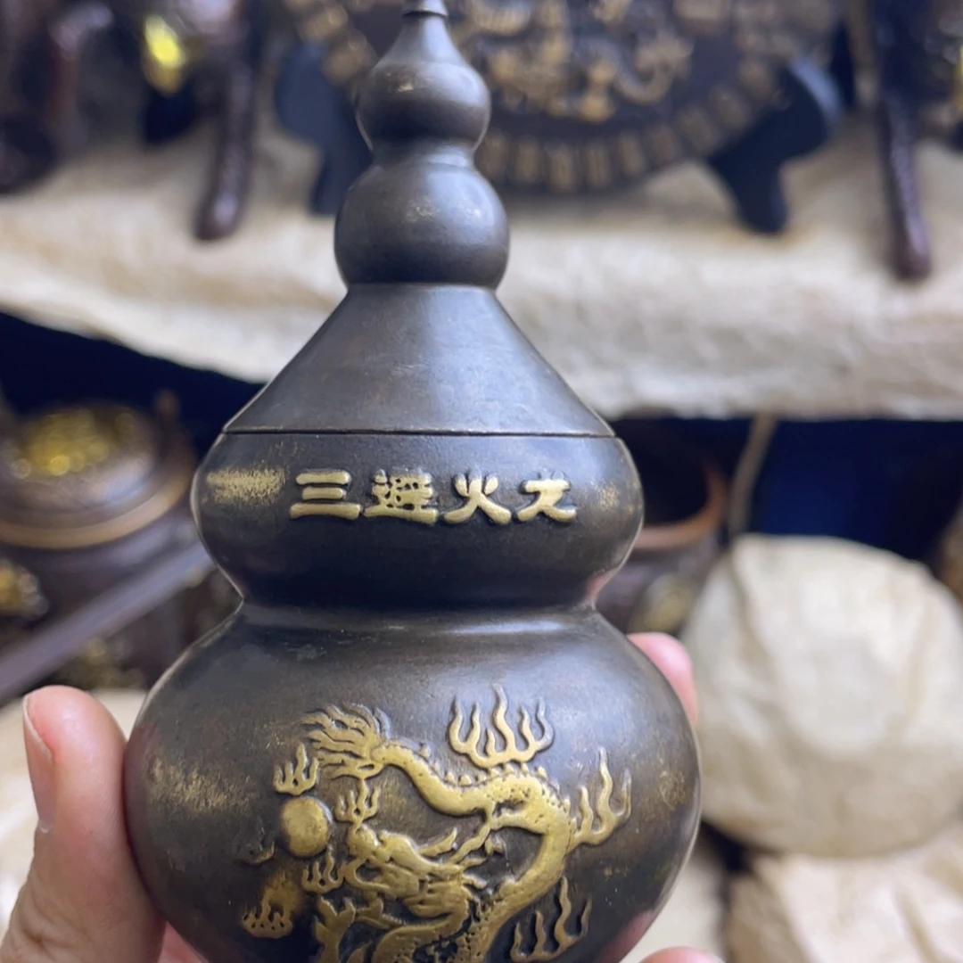 原矿风磨铜避火葫芦