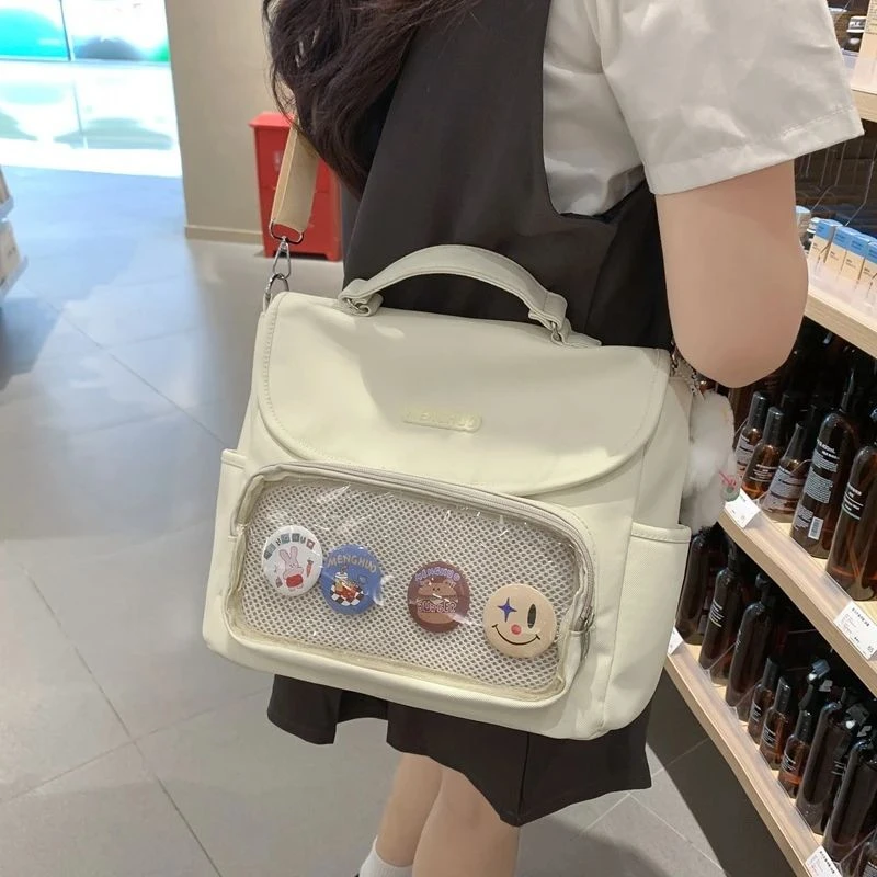 日本制服包吧唧谷子痛包娃包少女心软妹斜挎包双肩时尚百搭防水