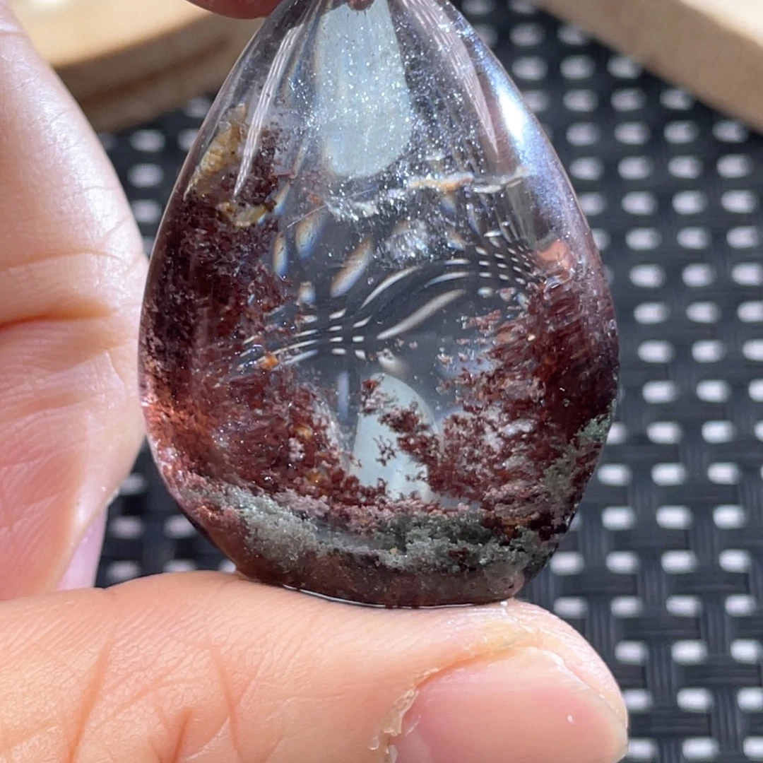 【闪购商品】玛瑙/玉髓吊坠(赠链)未镶嵌灵**蜜