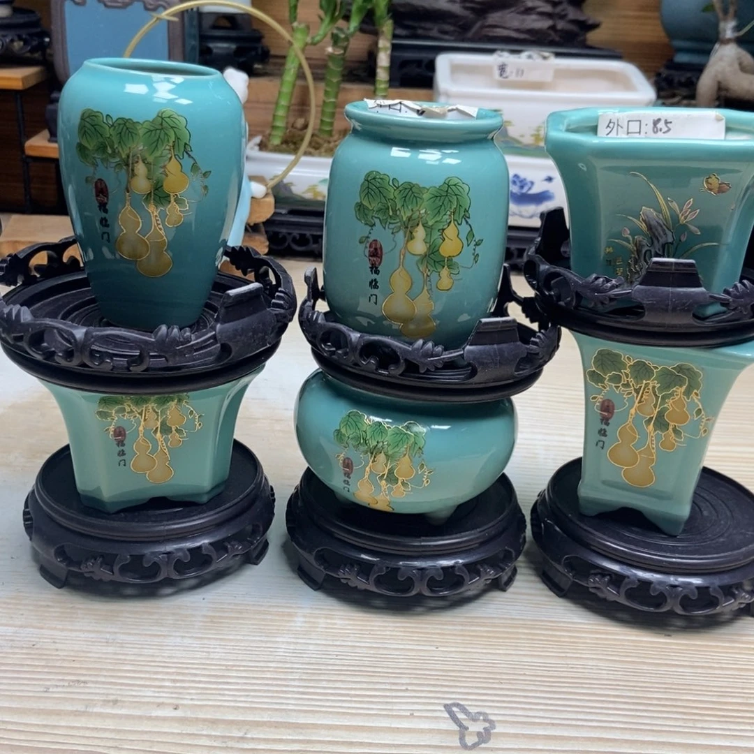 瓷片陶瓷花盆陶瓷艺术