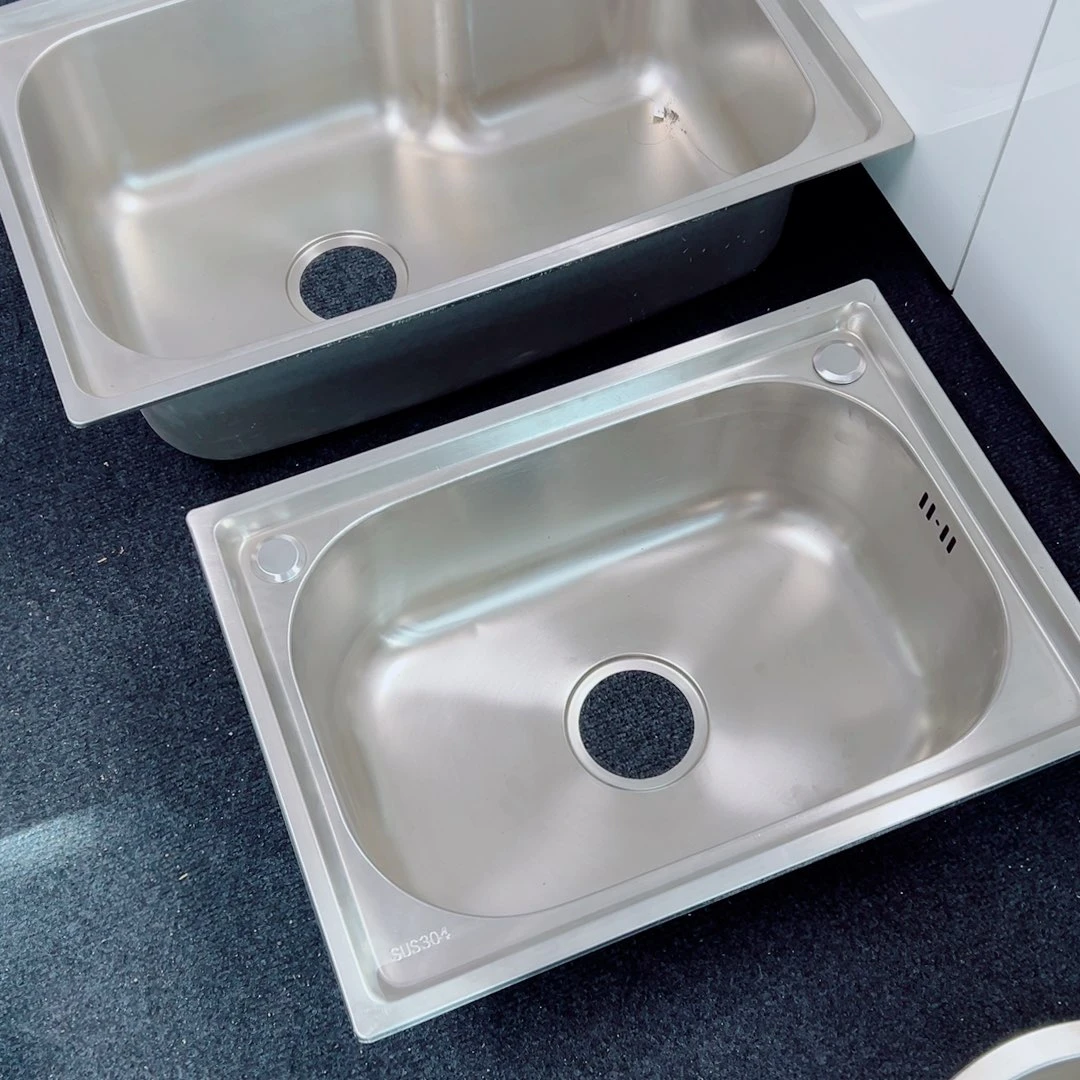 方形款SUS304一体成型水槽50*40