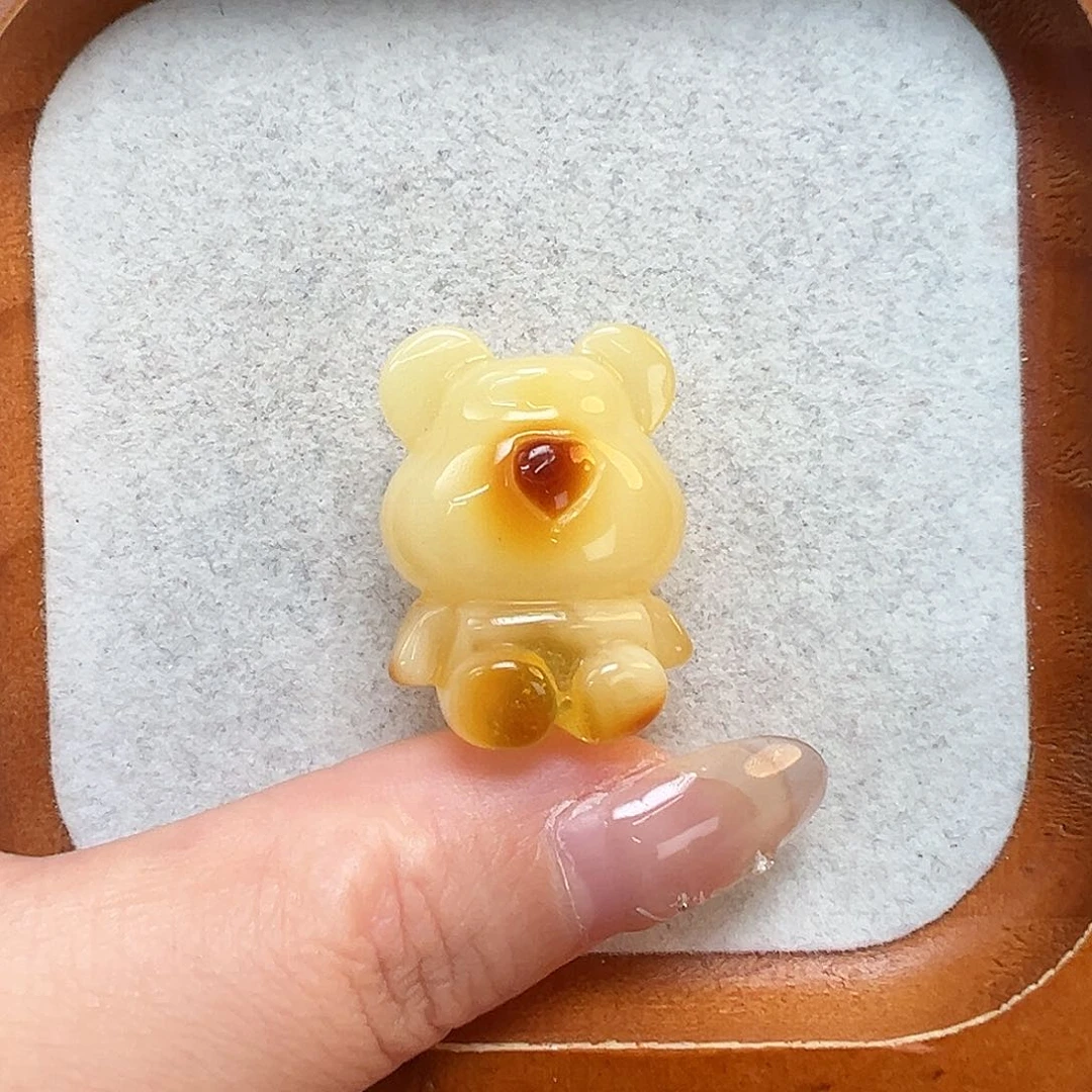 土***糖未镶嵌琥珀珠宝奇石