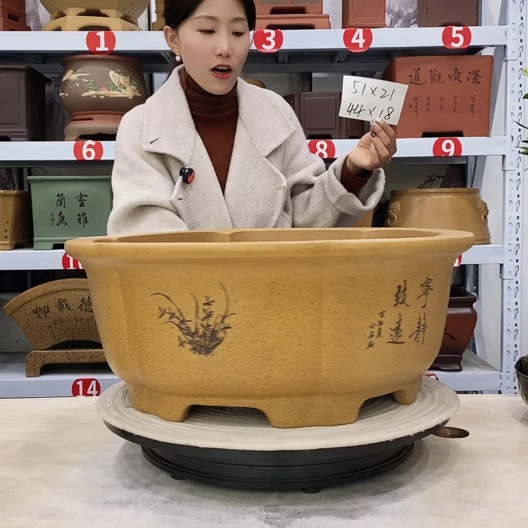 紫砂花盆紫砂花盆