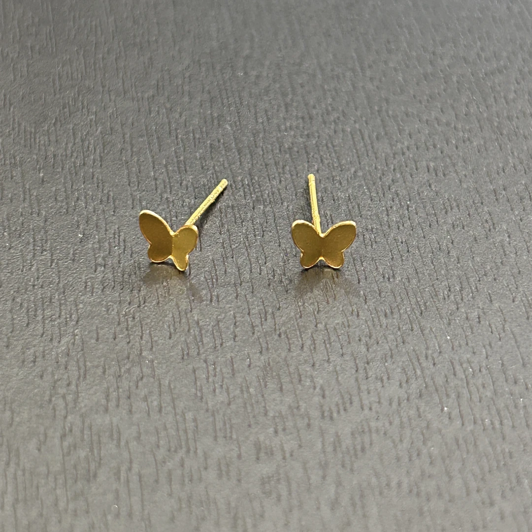 925银耳饰 【店长专享】925银小蝴蝶耳钉YE904