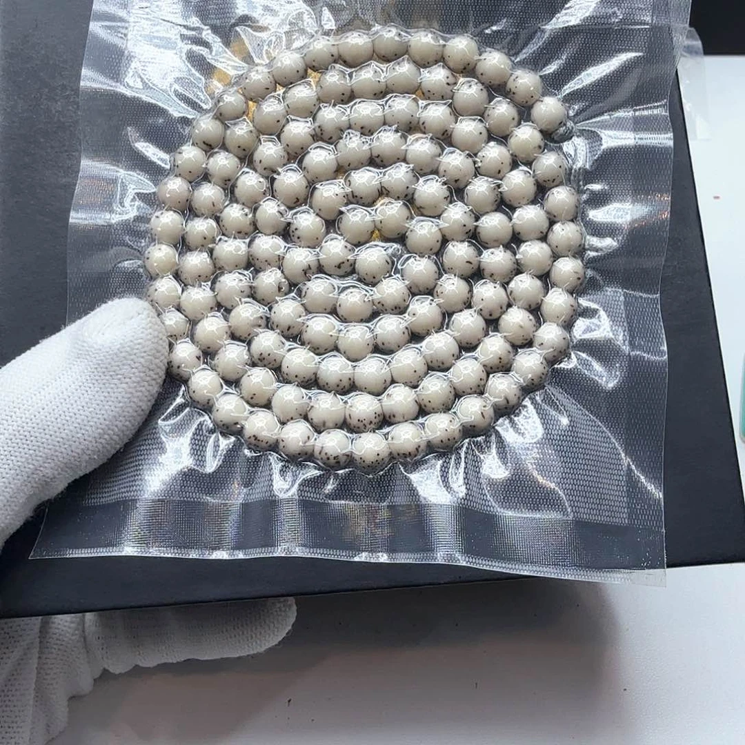 星月菩提吊坠12冰白河豚7圆108