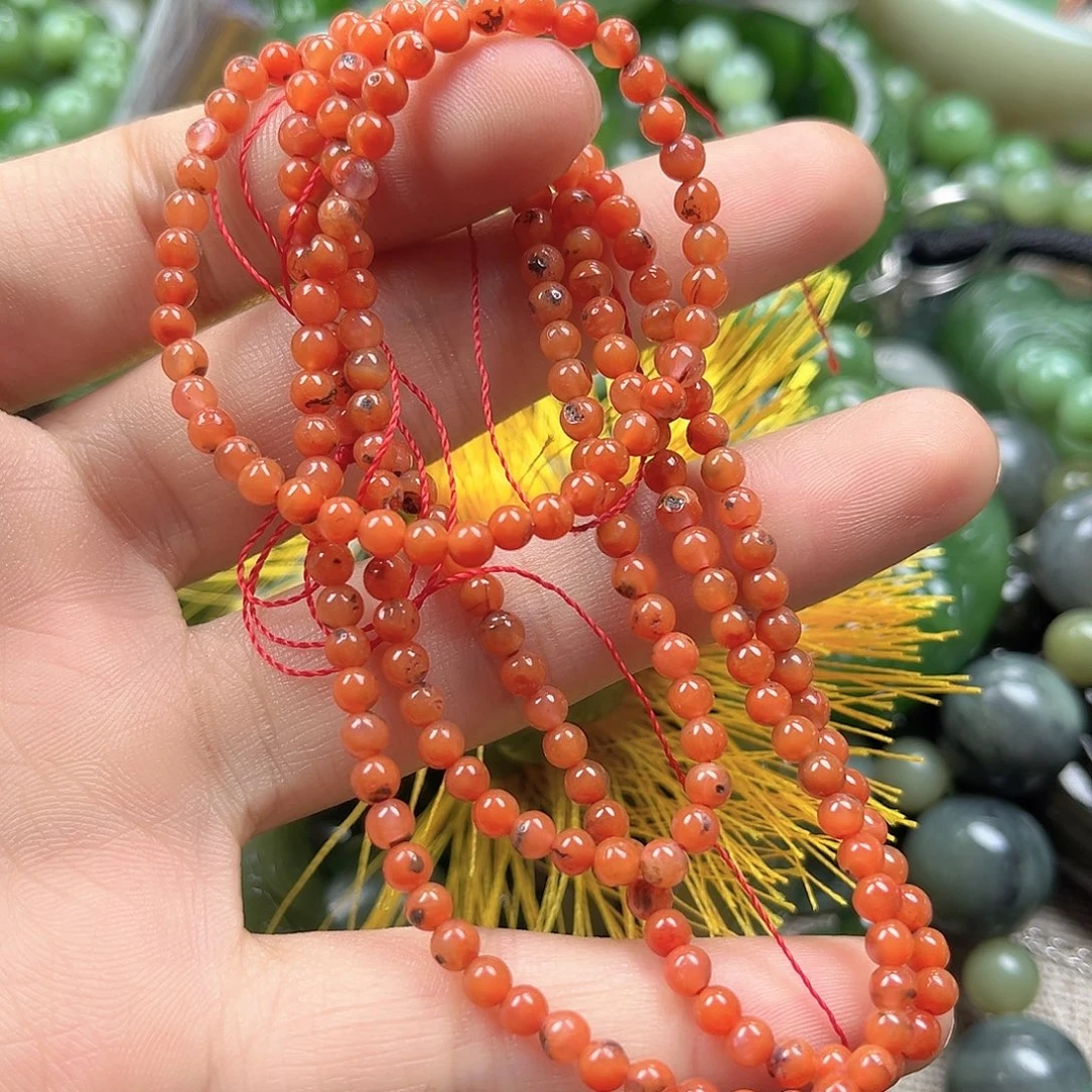 南红玛瑙未镶嵌颈饰