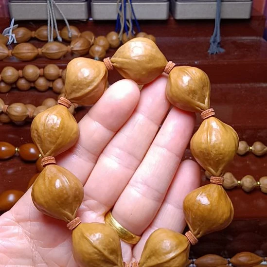 手串/手链橄榄核橄榄核手串2.3三花铁核蒜头料