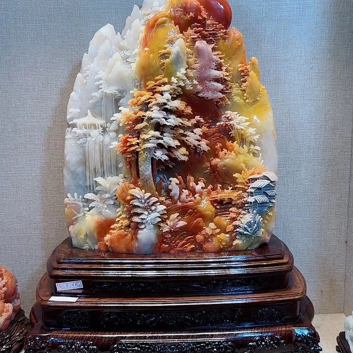 U***篷寿山石寿山石摆件