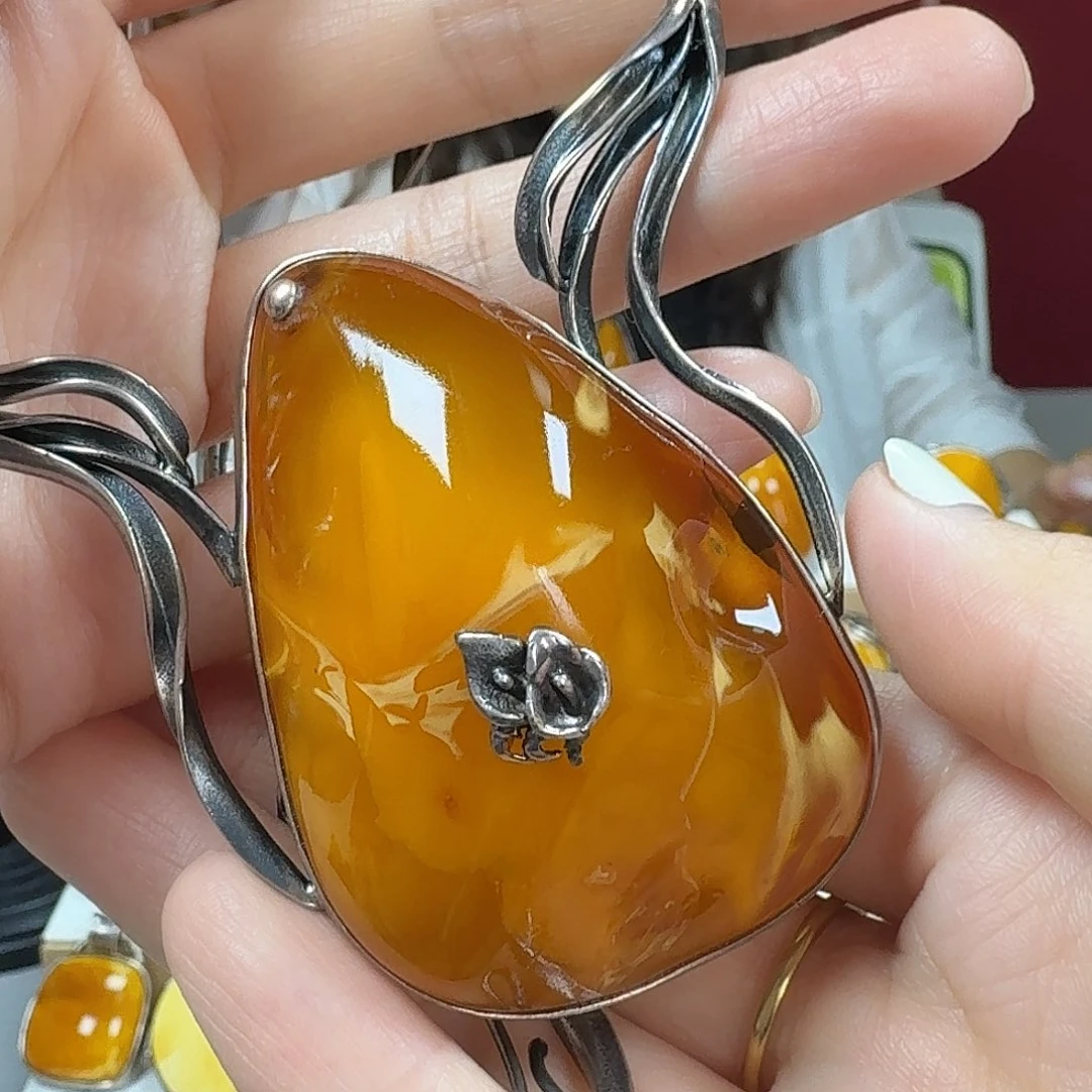 蜜蜡项链未镶嵌项链