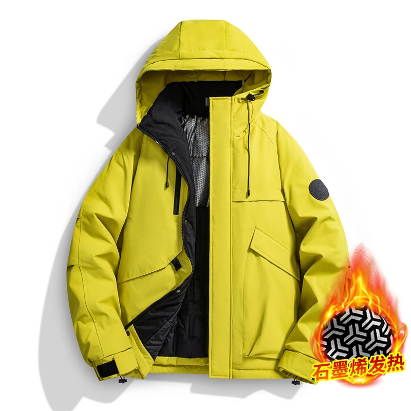 秋冬季石墨烯蓄热男女同款加厚休闲防风防水冬季保暖外套！27199