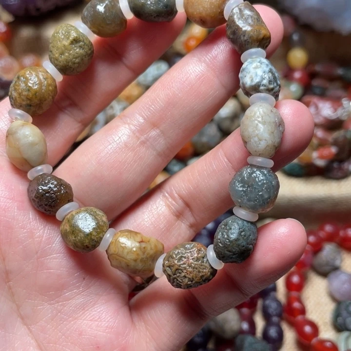 玛瑙/玉髓未镶嵌手链