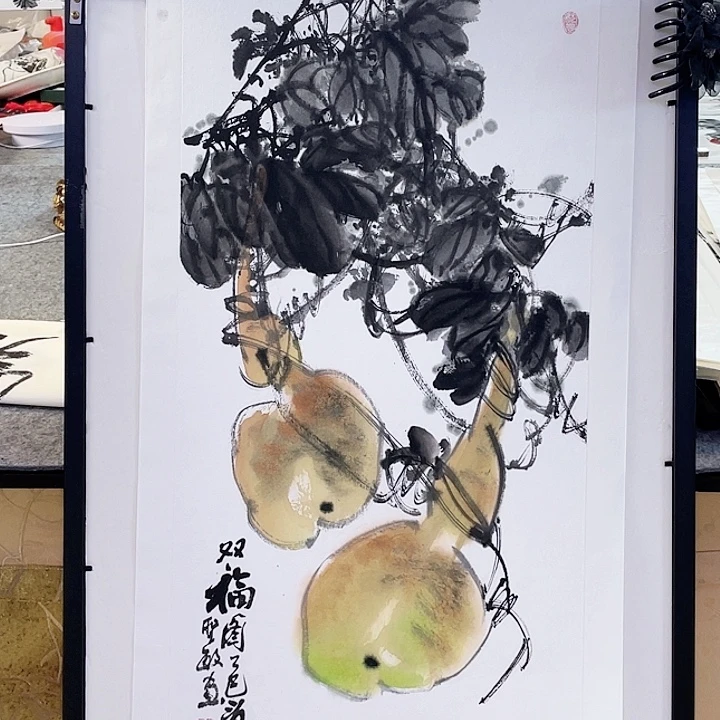 国画张圣敏先生纯手绘作品