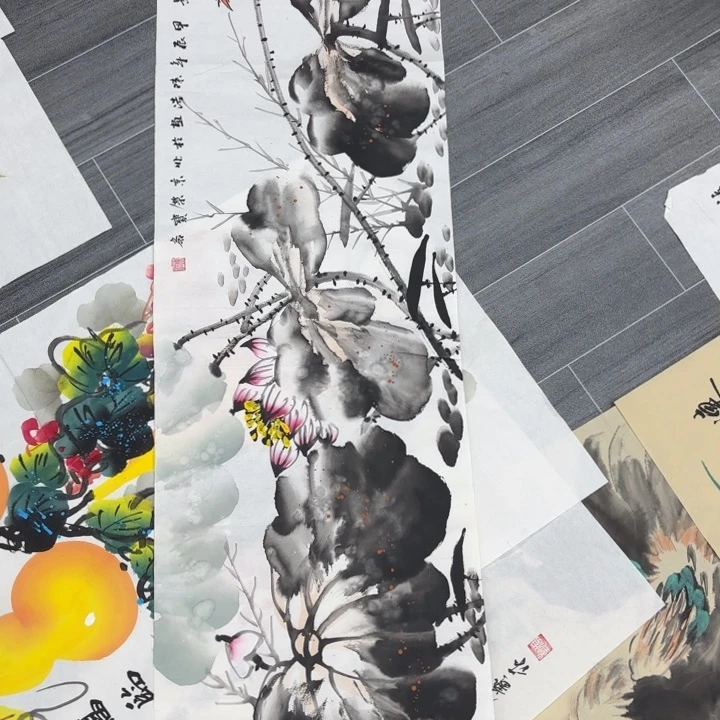 字画的制作方法与