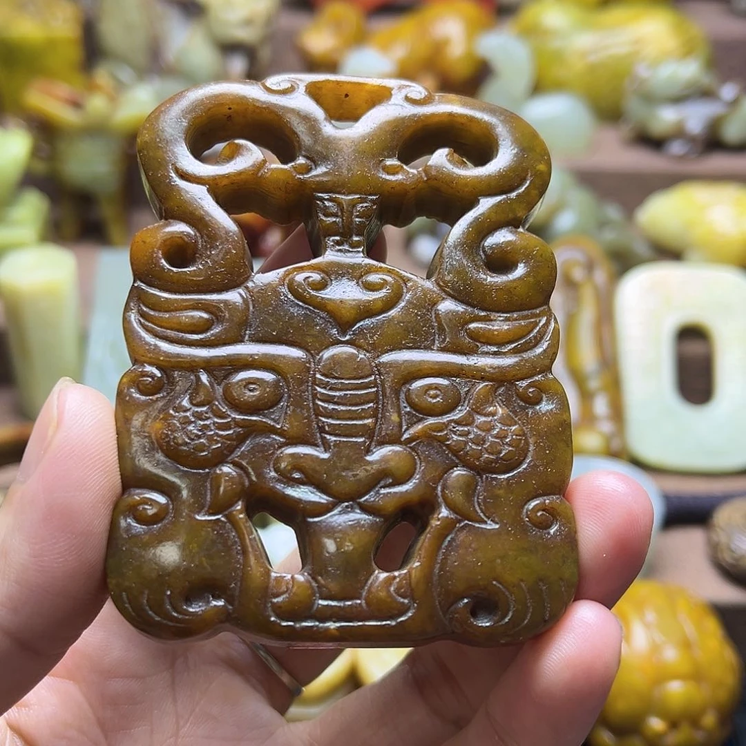 白玉菩提吊坠100。。