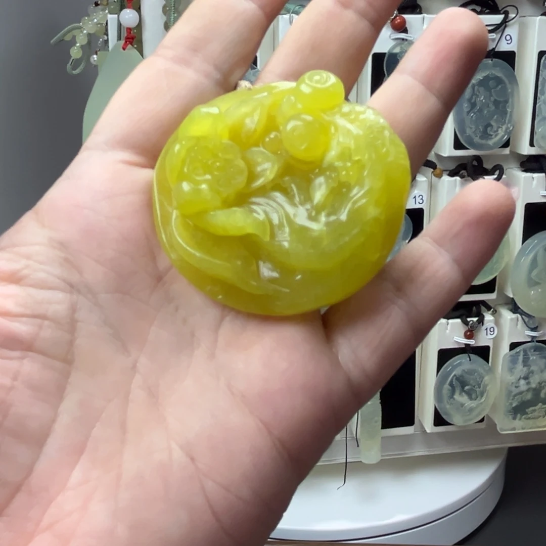 蛇纹石玉足铂镶嵌手链