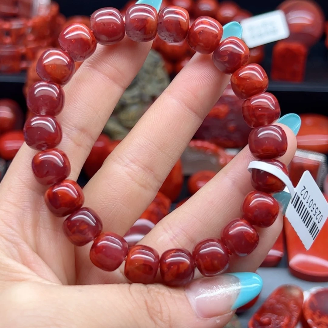 南红玛瑙配饰未镶嵌10mm