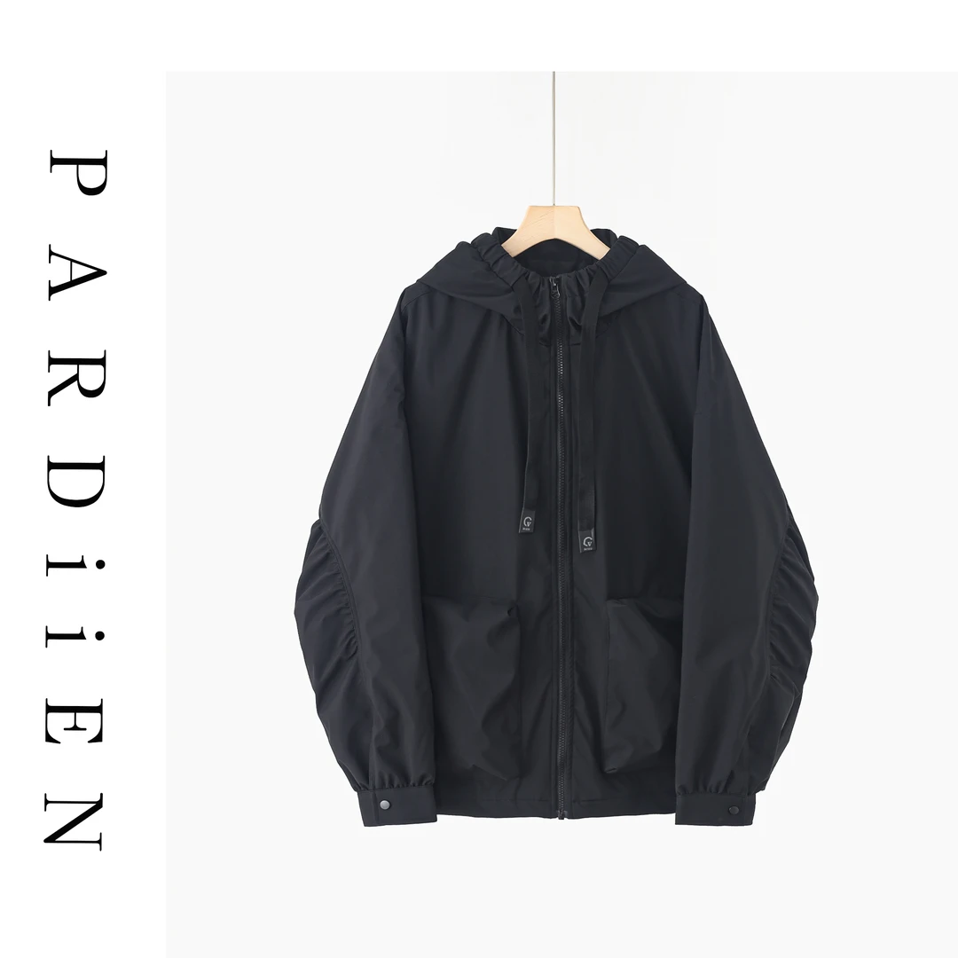 【北总严选】帕迪恩“西西里邮差”口袋连帽棉风衣外套25PD-23Q576