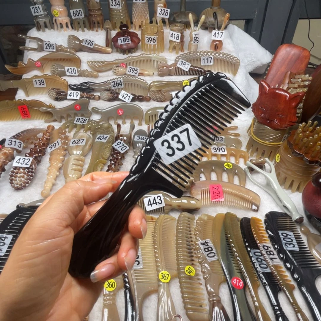 太***花牛角梳牛角福利款