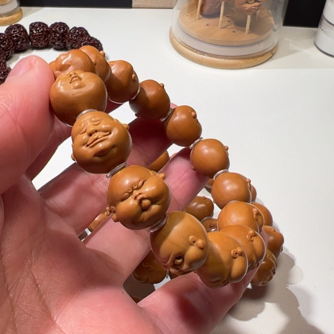 橄榄核手串/手链人生百态串