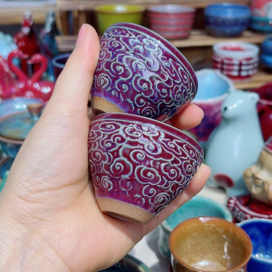 瓷片禹州钧瓷艺术作品