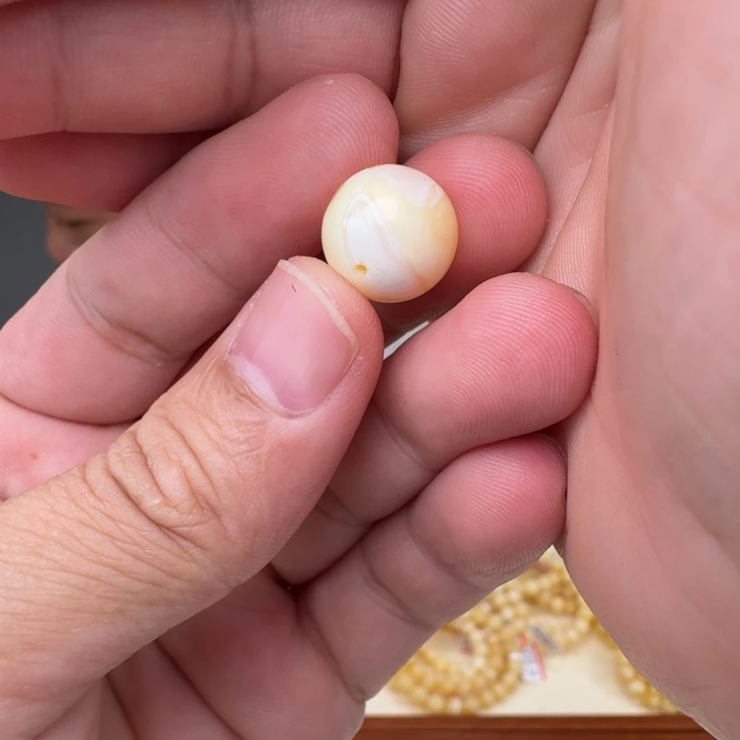 琥珀未镶嵌手链单珠