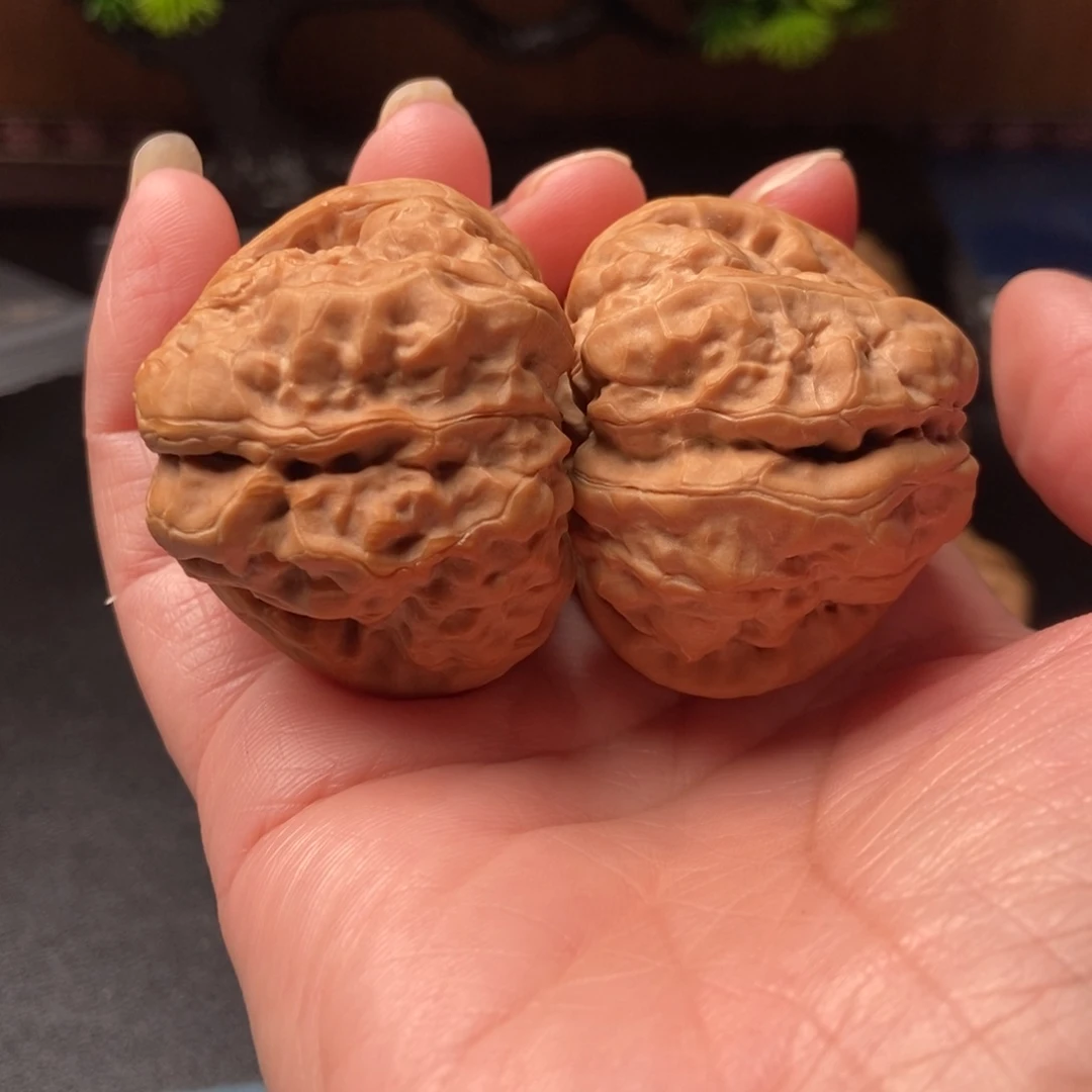 文玩核桃把件蛤蟆头42