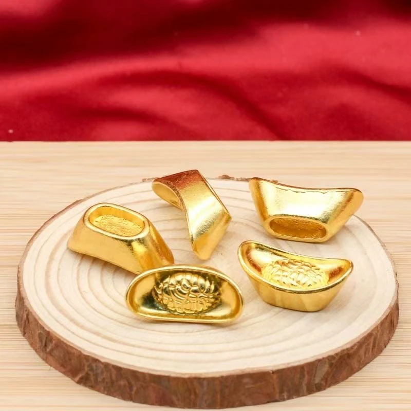 元宝饰品装饰合金小元宝龟背元宝摆件