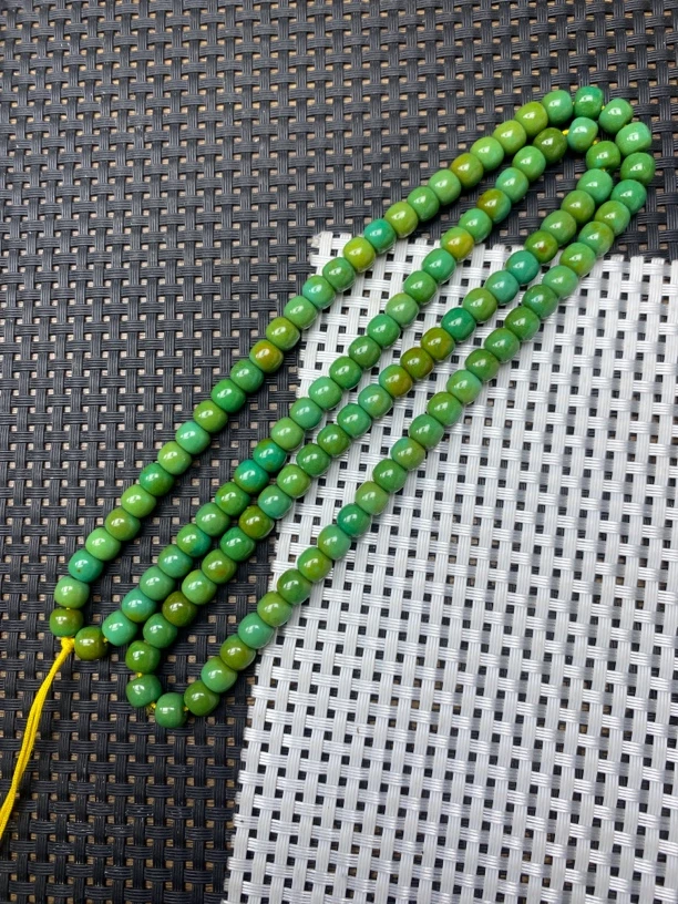 菜黄卡6✖️108颗老型项链584