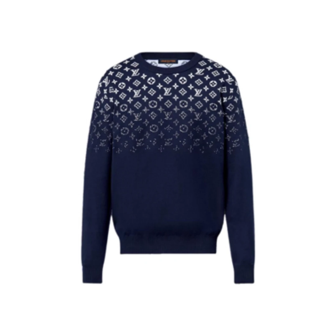 全新未使用 LouisVuitton/路易威登 藏青色长袖卫衣/S.XS码/8888