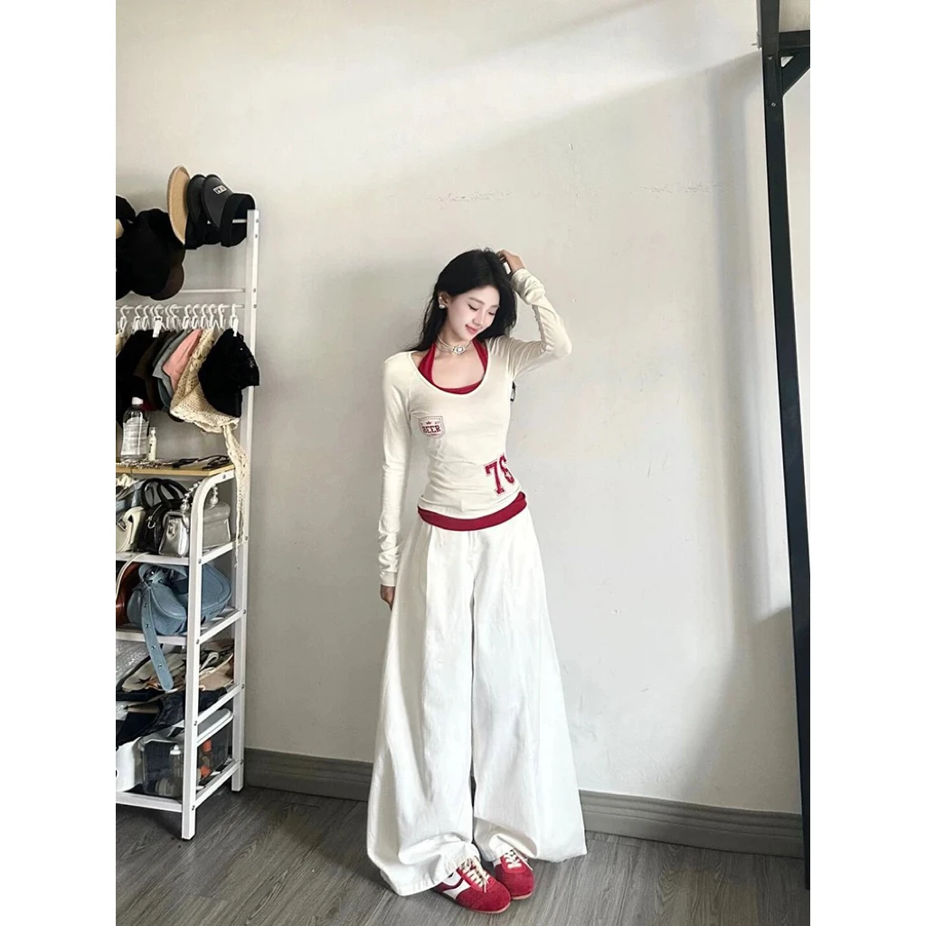 依二一美式运动辣妹显瘦裤子5128